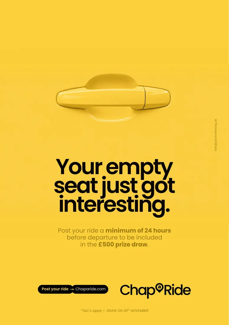 Chap a Ride single ad